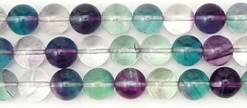 Amazon.co.jp: レインボーフローライト 12mm 丸玉 蛍石 ビーズ 天然石