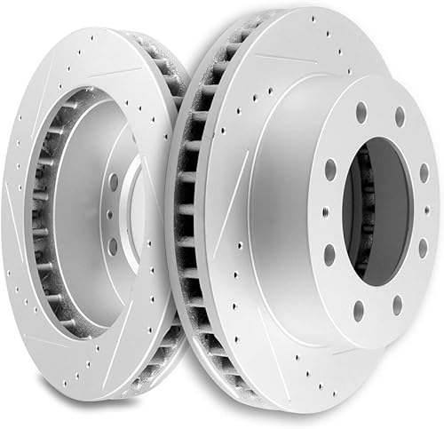 Miniatura 708 de SCITOO Juego de 2 frenos de freno ranurados traseros para Chrysler Town & Country, 08-16 para Dodge Grand Caravan, 09-13 para Dodge Journey, 12-15