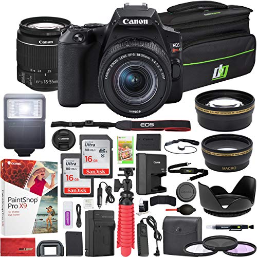 Canon EOS Rebel SL3 DSLR 24.1MP 4K Camera with EF-S 18-55mm f/3.5-5.6 is