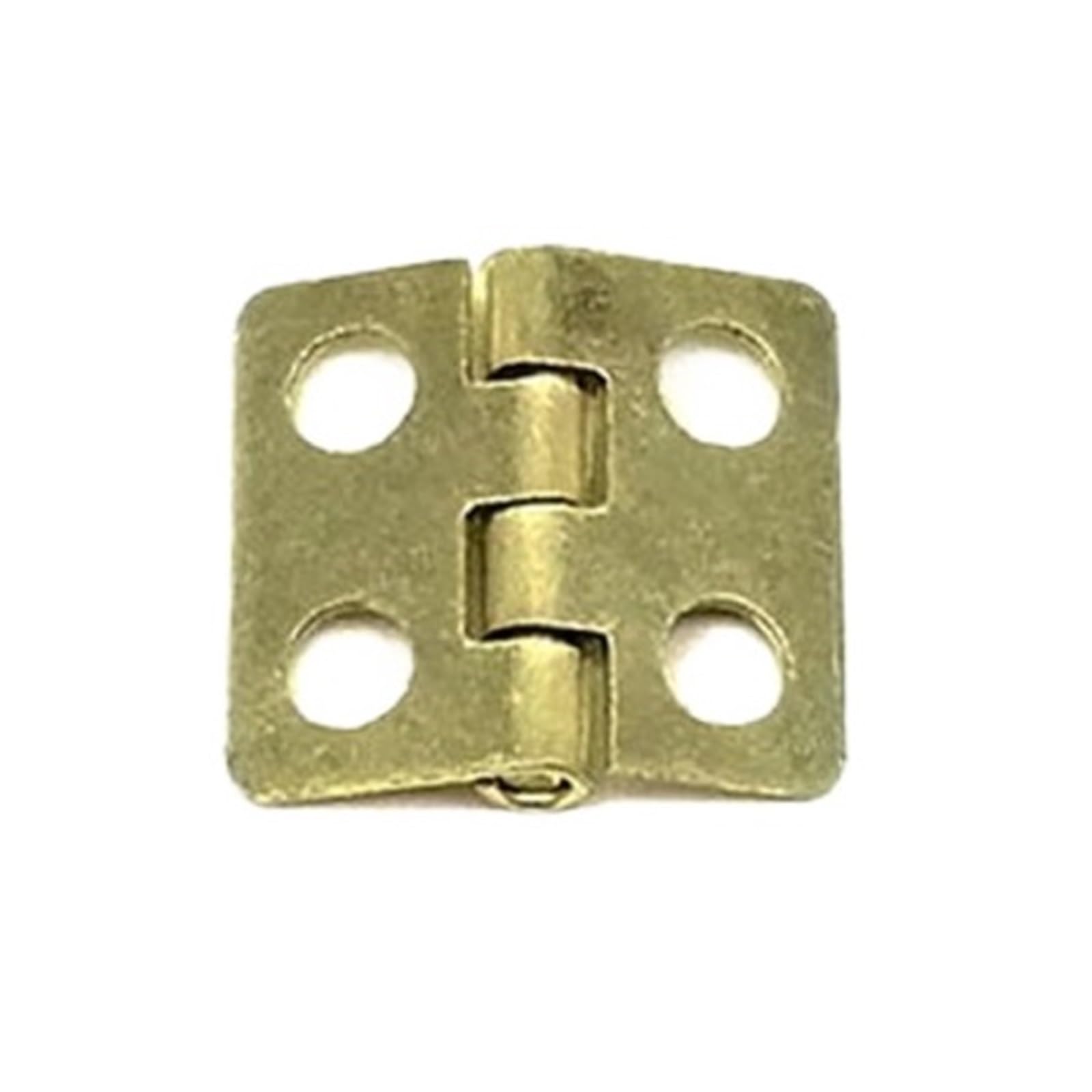 Kdhcvkz Golden 12X13mm 12Pcs Small Wooden Hinge With Screw 12X13mm(Golden 12X13mm)