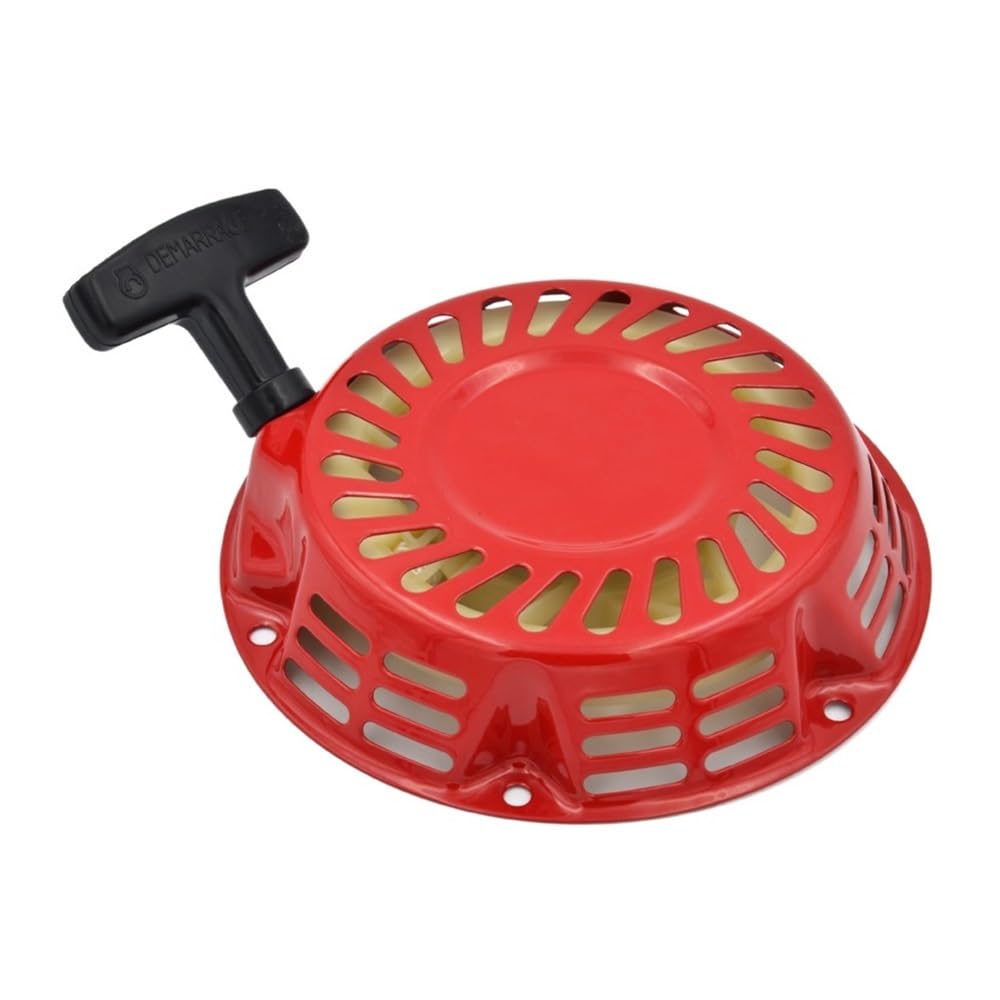 Avviamento a strappo con piastra in acciaio, asta a cricchetto, adatta for tosaerba for generatori 168F 170F GX160 GX200(Type A)