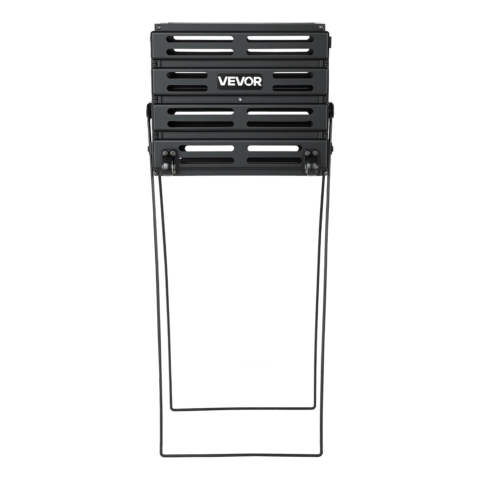 VEVOR Panier à Balles de Tennis, Capacité de 80 Balles, Panier Ramasse-Balles Portable avec roulettes, Chariot de Rangement pour Entraînement et Transport de Tennis et Pickleball, Poignée Convertible