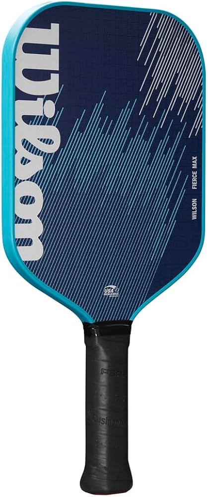 幅375㎜ 縦630㎜ ウェイト115㎜　青ゴム　専用 Amazon.com: WILSON Fierce Max 13mm Pickleball Paddle - Grip Size 2