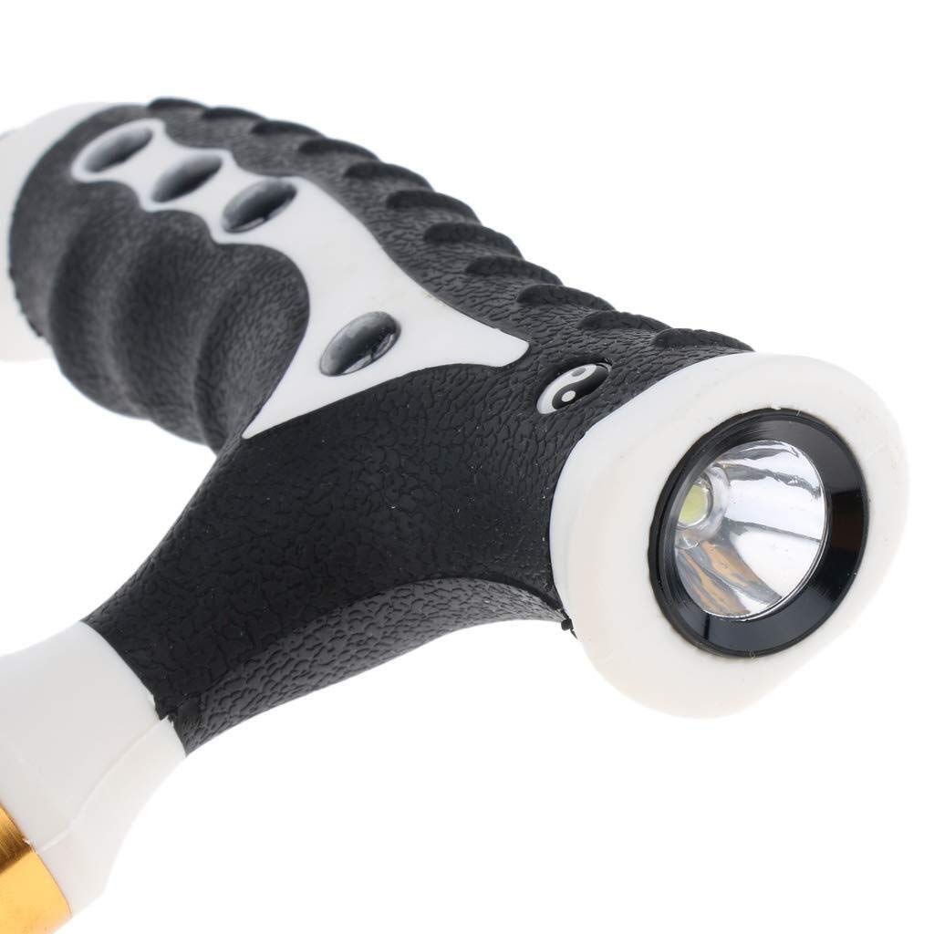 Bastón Plegable con luz LED Bastón para Caminar Bastón para Caminar Muletas Bastón ergonómicamente Ajustable, Altura Ajustable 86-96 cm Muletas Decorate