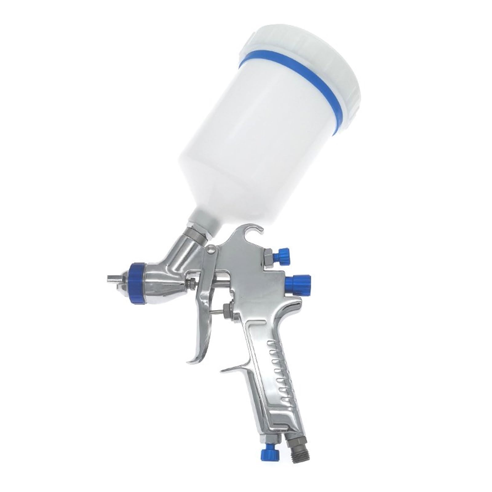 Pistolet à peinture gravité 1.5mm avec tasses de mélange et couvercle