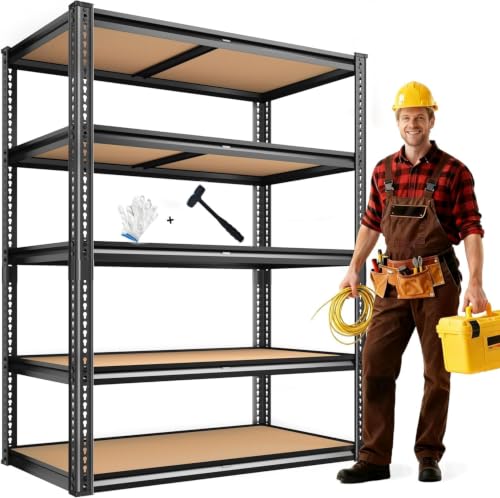 ROOMFAVE 5-Tier 2250LBS Garage Shelving