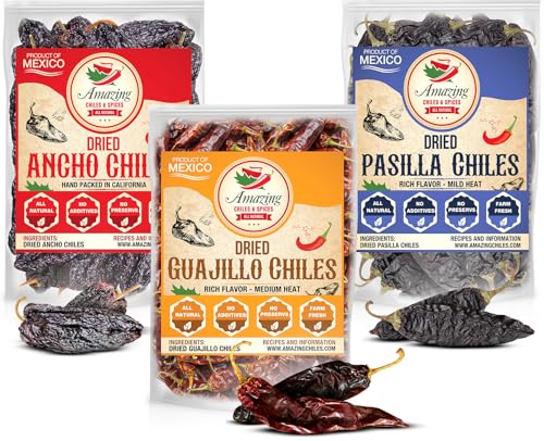 Amazing Chiles 3-Pack Dried