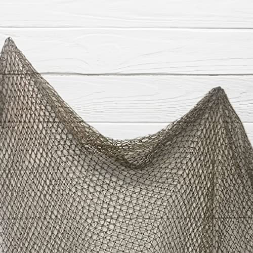 Fishing Net Decor, 5' X10' Decorative Fishing Net For Nautical, Mermaid, Pirate Or Beach Themed Party Or Room. Real Recycled Fish Netting For Decoration