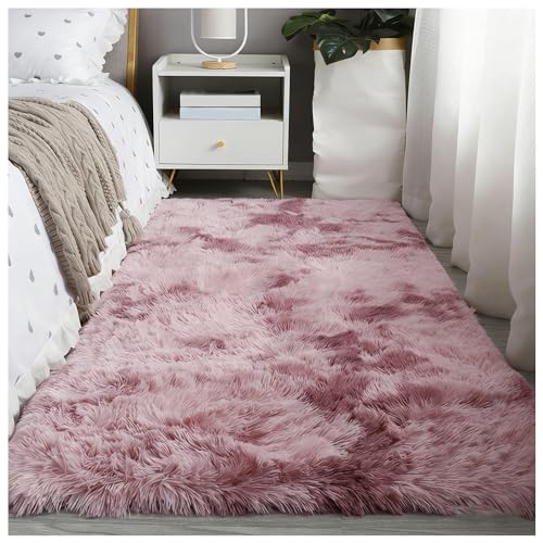 Tapis de salon moderne lavable 60x200cm à poils longs et doux - 2