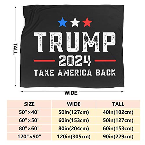 Larerh Trump 2024 Blanket Soft Throw For All Seasons Couch, Bed, Sofa Ultra Luxurious Warm And Cozy 60"X50" For Teens #TOP3