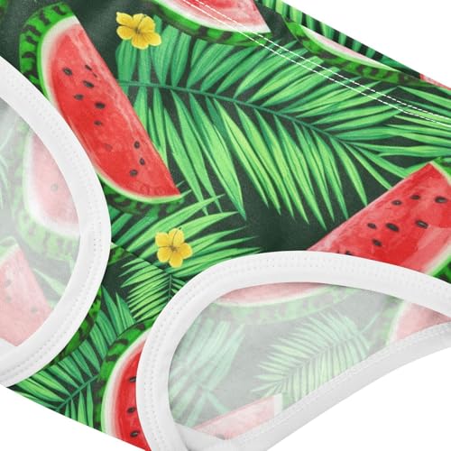 Cotton Girls Underwear Toddler Tropical Green Red Watermelon Little Girl Panties Animal Briefs Underpants 2t4
