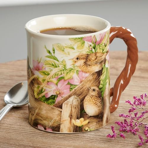 Taza Wild Wings Breakfast Time Birds 11.43 cm alto miniatura 1
