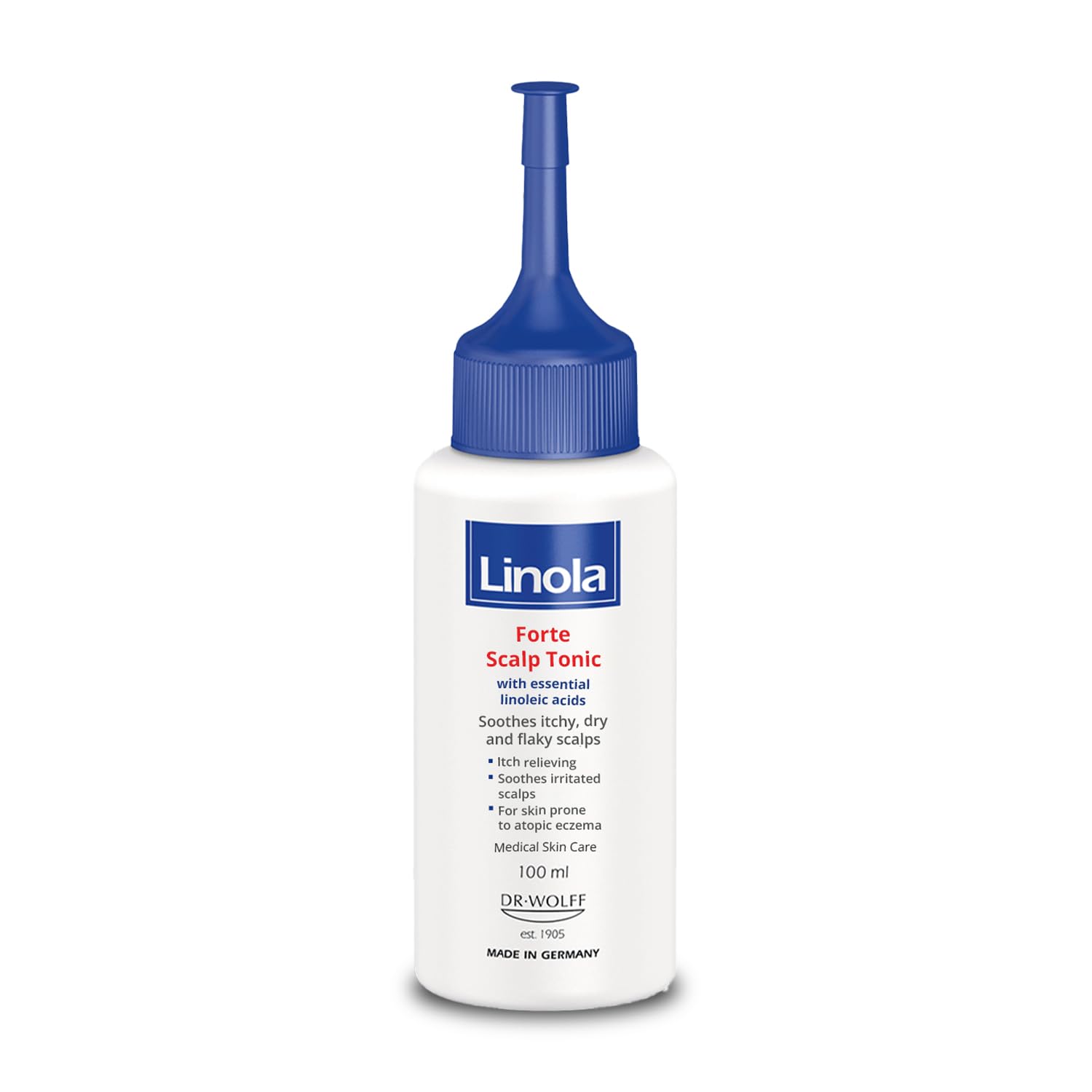 Linola Forte Kopfhaut-Tonikum beruhigt juckende, trockene und schuppige Kopfhaut, 100 ml Solution