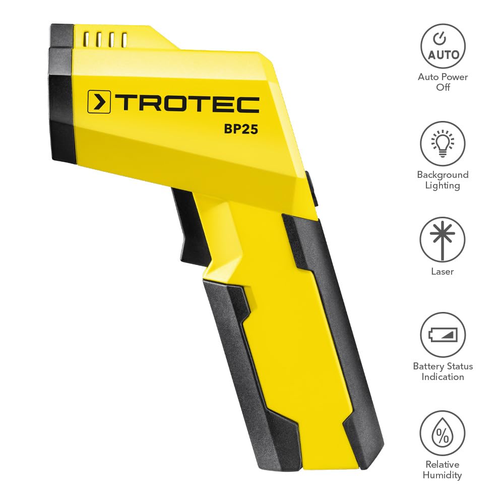 TROTEC BP25 Pirometro/Scanner del punto di rugiada (da -50°C a +260°C)