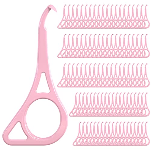 Aligner Removal Tool, 2 Retainer Remover Tool, Invisible Braces Removal Tools, Suitable for Removing Braces, Trays, Retainers, Dentures and Aligners(Pink). Thicker size 2pcs Pink
