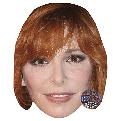Mylène Farmer (Smile) Big Head. Masque Plus Grand Que Nature.