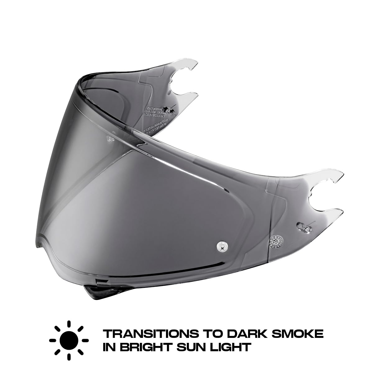 ScorpionEXO Covert FX VisionGuard Photochromic Shield Auto-Tint Helmet Visor for Day & Night Riding Anti-Fog Scratch-Resistant (Insert Sold Seperately) (Clear to Dark) : Automotive