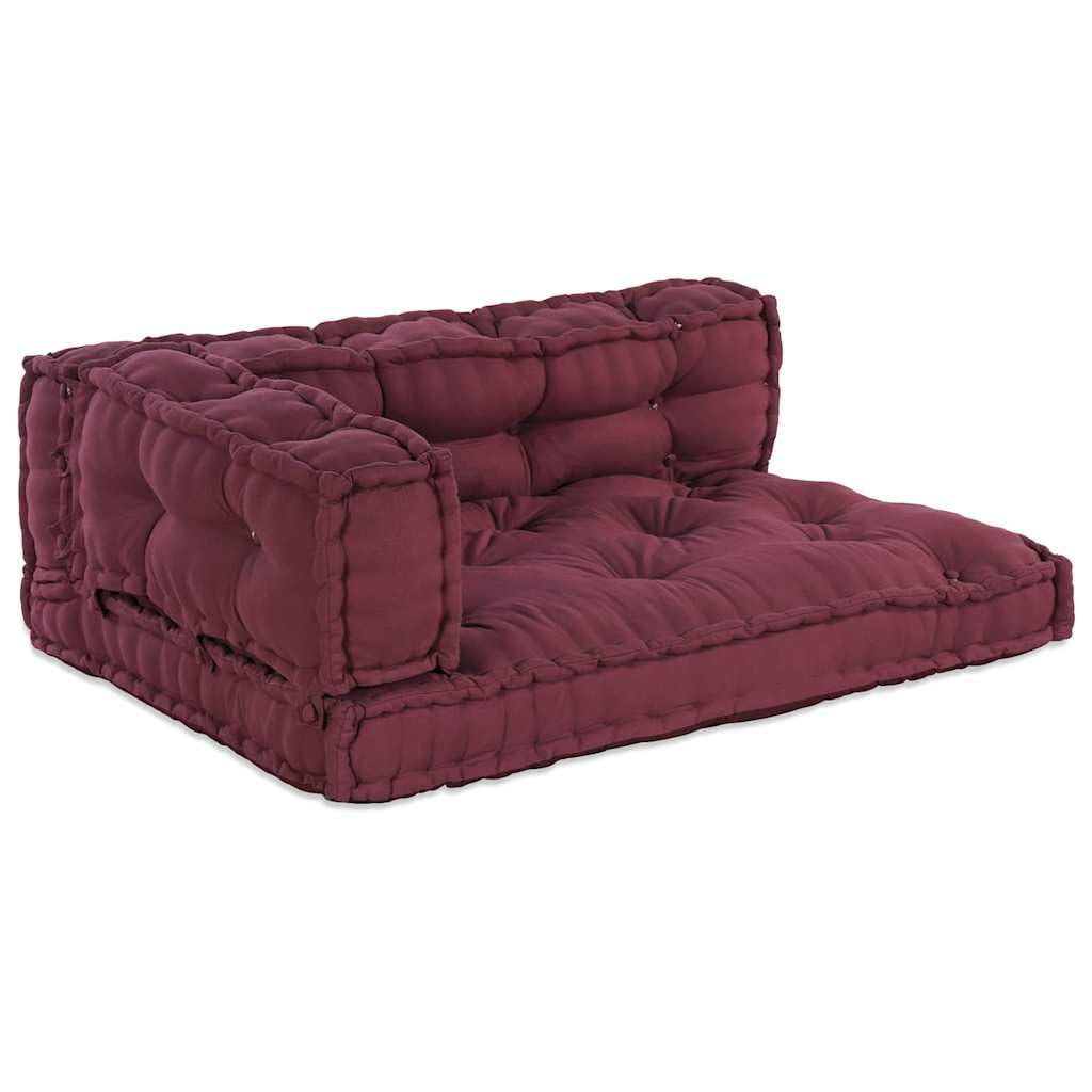 Matelas confortable pour salon de palette moderne marron | Coussin banquette de jardin 120x80