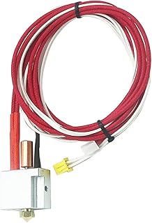 HzdaDeve Hotend for Flsun V400 Delta Hot End Replacement Extruder Kit Heating Tube 24V 60W Cartridge Heater NTC 100K Thermistor Temp Sensor for 3D Printer