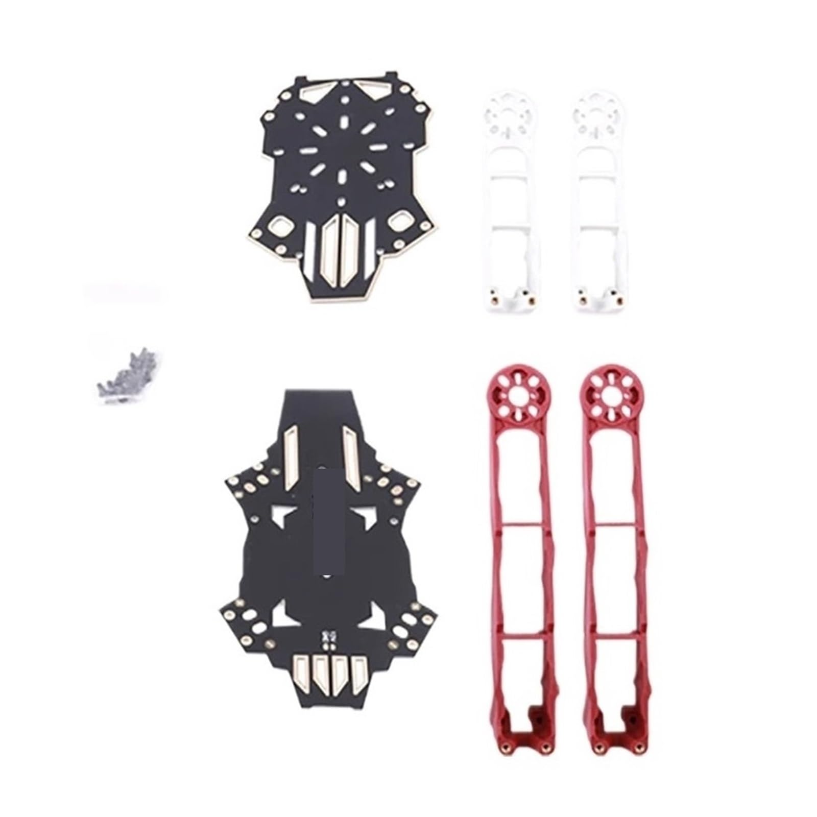 Cadre FPV Q330 de 330mm pour drone quadrirotor RC rouge