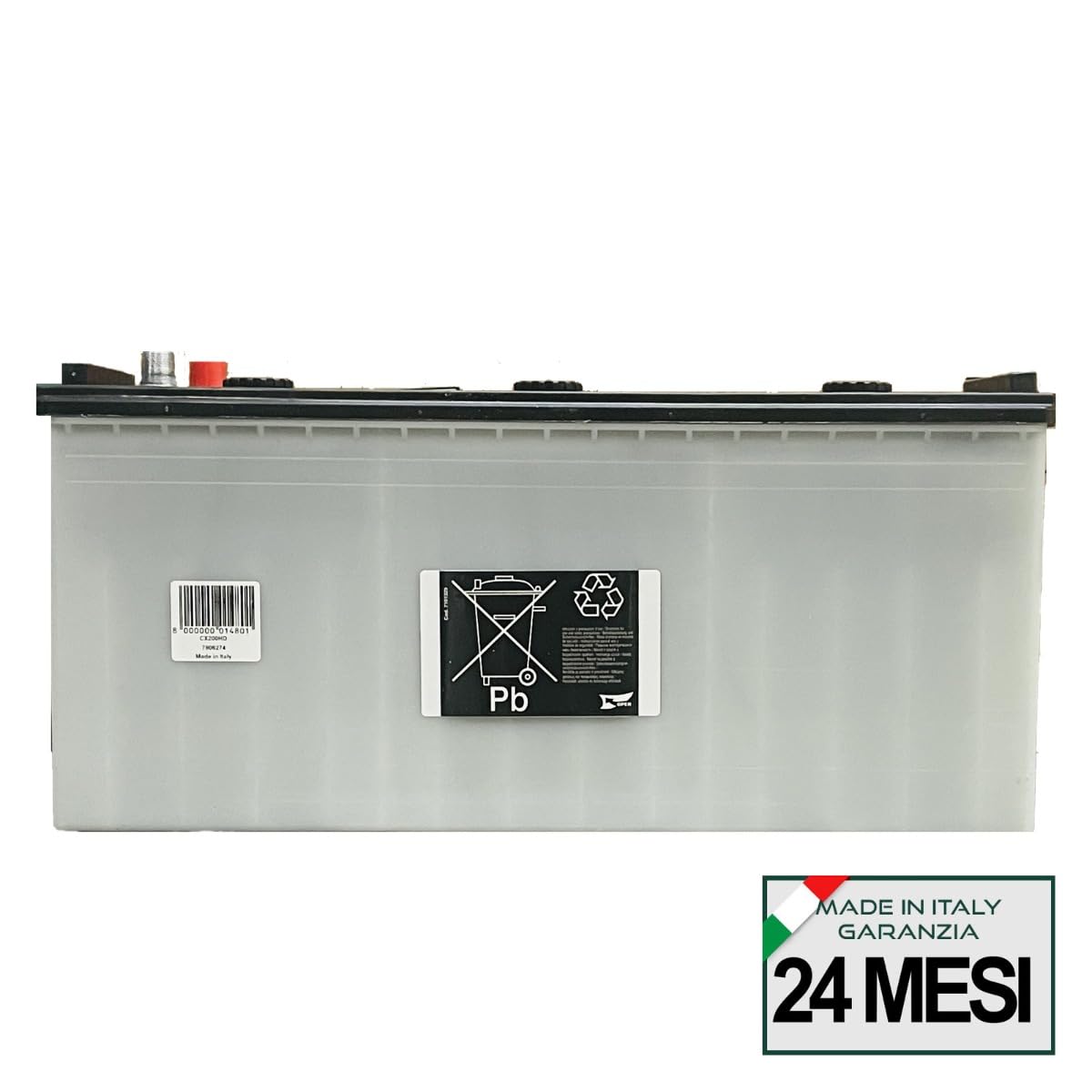 BATTERIA INDUSTRIALE CAMION AUTOCARRO 225Ah - 1250A - Heavy Duty | 225 Ah| 220Ah