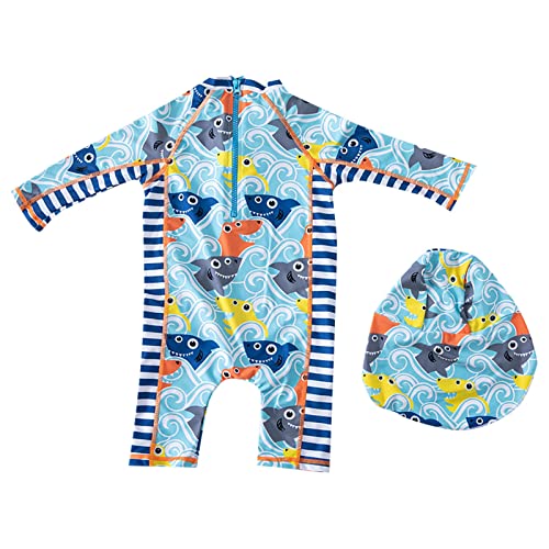Protection UV 50+ maillots de bain bébé ensemble complet plage tri