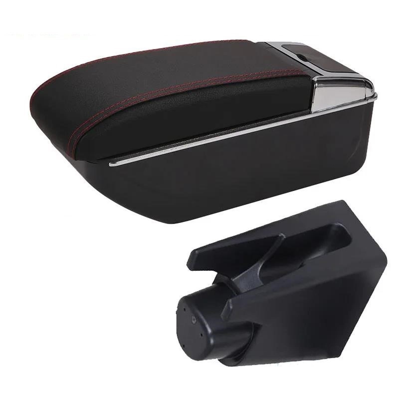 Hjkdsz Type A Car Centre Consoles Double Layer Storage Rear Utility Box For Etios For Aygo Bj Interior Parts Dedicated Retrofit(Type A)