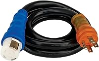 Vista 2 de Reliance Controls Corporation PC5010-14 50-Amp, 10-Foot Generator Power Cord for Generators Up to 12,500 Running Watts ,Black