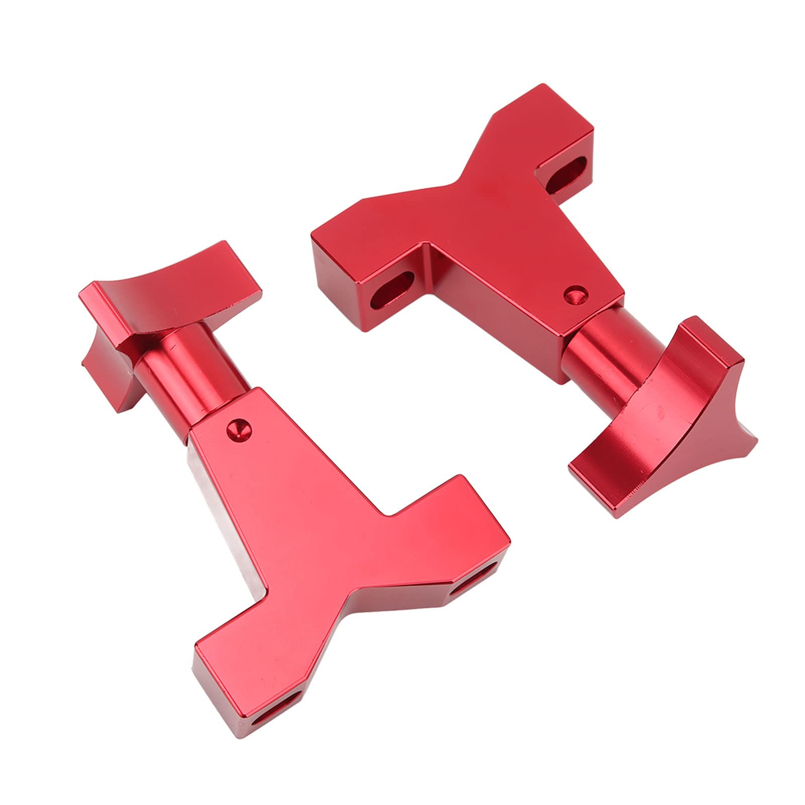 Lift Jack Mount 6061 Billet Aluminio Rojo Anodizado Reemplazo para Offroad 1in a 2.5in Tubos Redondos Cuadrados