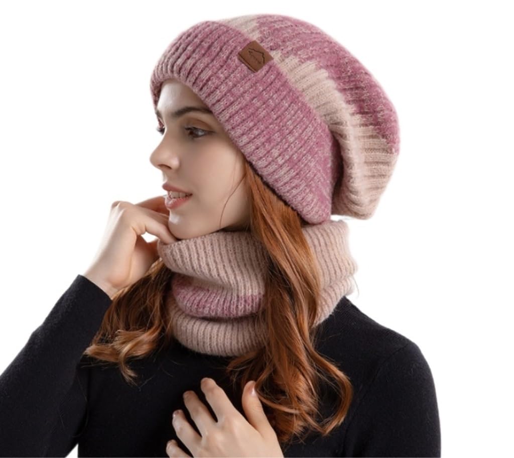 Mützen Winter Mützen Wintermütze Mit Krempe, Dicke Fleece-Strickmütze, Visier, Beanie-Mütze, Totenkopf-Skimütze, Uhrenmütze, Slouchy-Beanie-Mütze, Unisex Wintermütze (Color : A, Size : One Size)