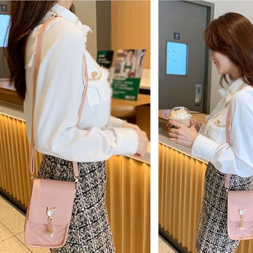 Fashion Ladies Crossbody Bag Underarm Wallet Mobile Phone Bag Shoulder Bag Solid Color Buckle3