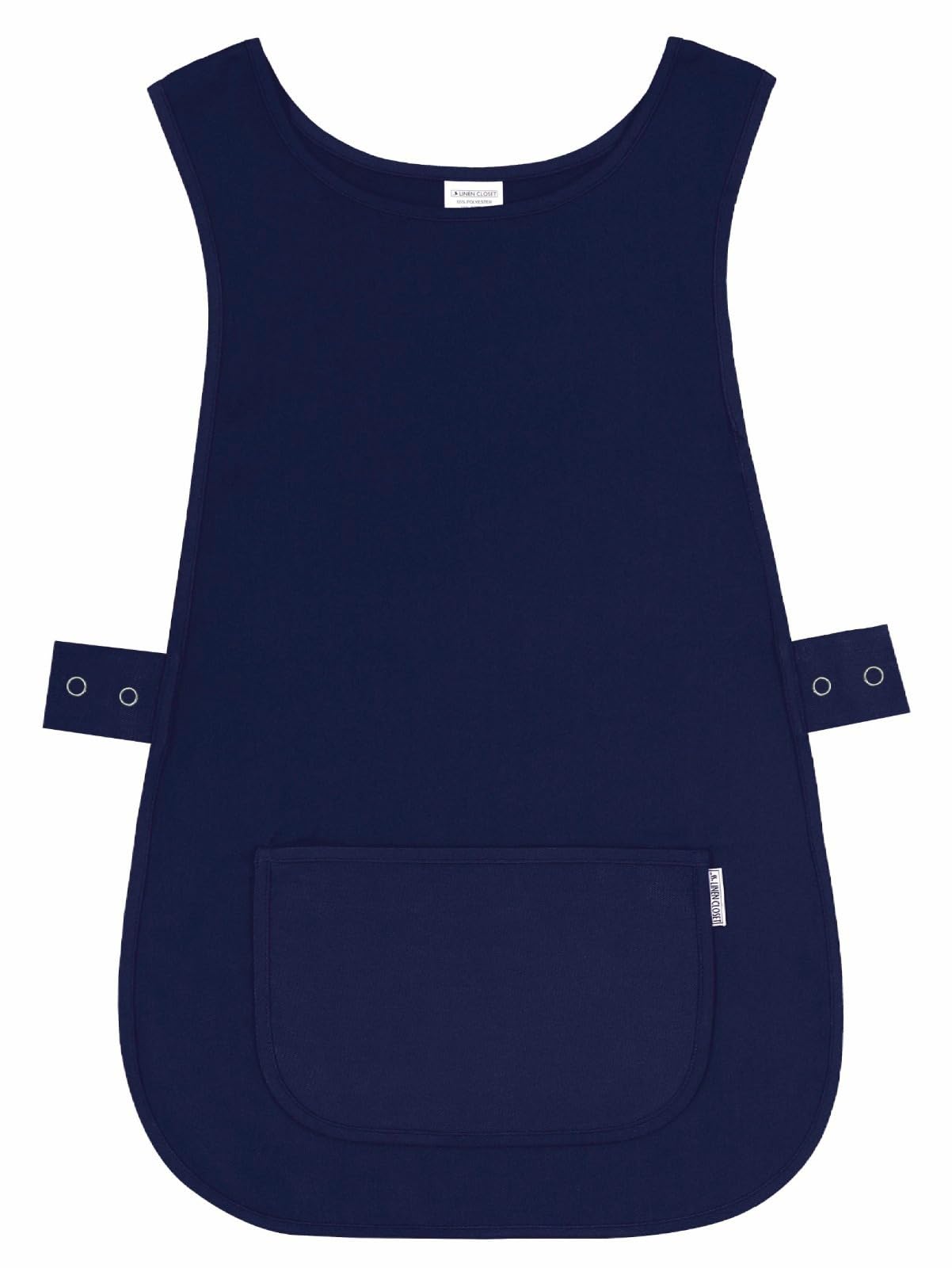 (Xl, Navy) Women Work Tabard With Pocket Apron For Men Cleaning, Salon, Kitchen, Gardening 5061001950973