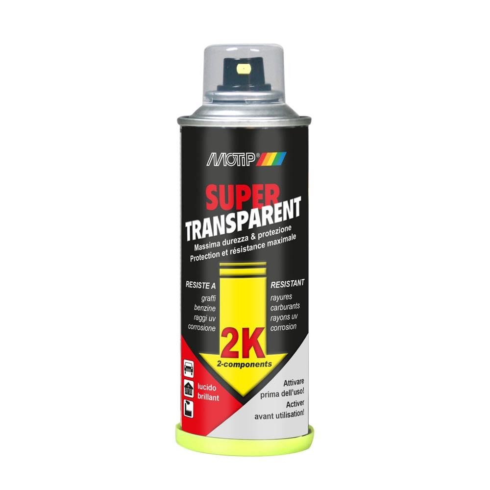 Motodak Smalto 2 K MOTIP Spray Super Trasparente