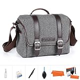 [Práctico Alto] La funda para cámara permite transportar un iPad mini de 7”, cuando se quita el divisor como un bolsa casual.