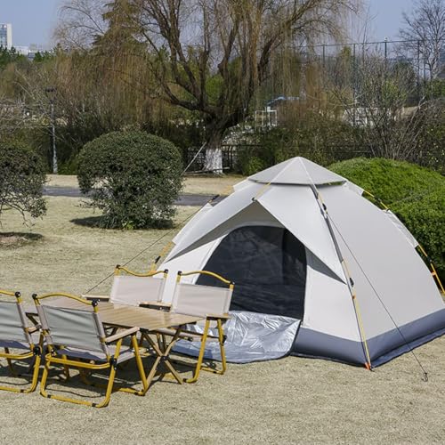 Carpa automática pop-up multiusos doble puerta portátil miniatura 7