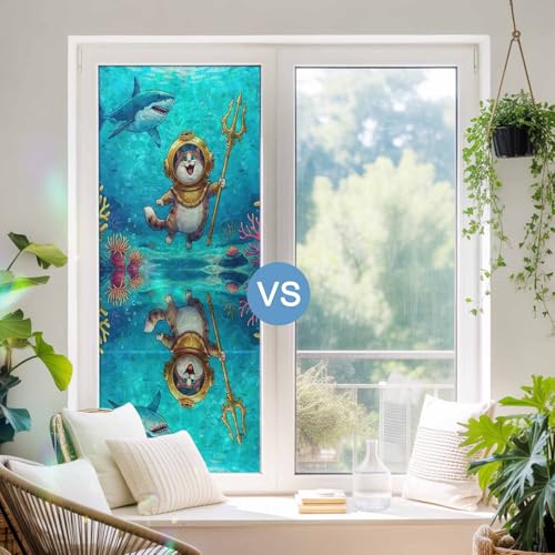 Vinilo decorativo para ventana privacidad 19.6 x 39.3 pulgadas miniatura 4
