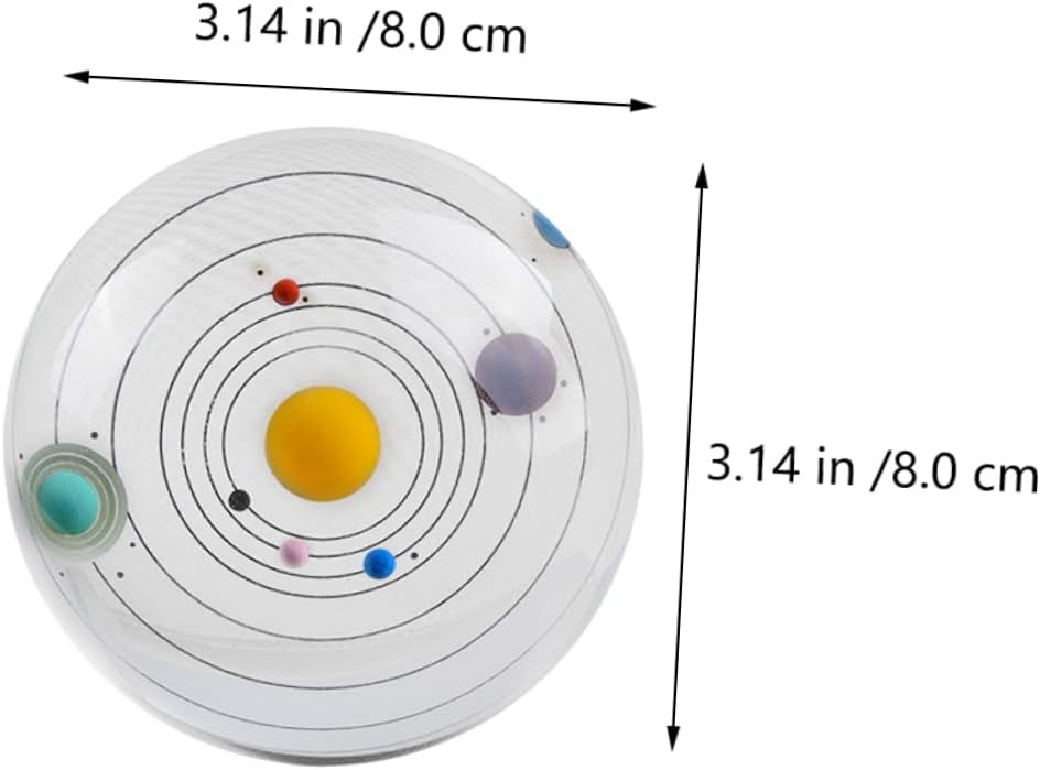 Astronomy Decor for System Model Toys Crystal Ball Ornament Home Decor