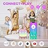 YLL Mini Karaoke Machine with 2 Wireless Microphones, TOP Kids Gifts for Girls Ages 3, 4, 5, 6, 7, 8, 9,10,11,12 +Year Old, 4-12 Years Old Birthday Toy Gift for Girls Boys Party (Purple) #3