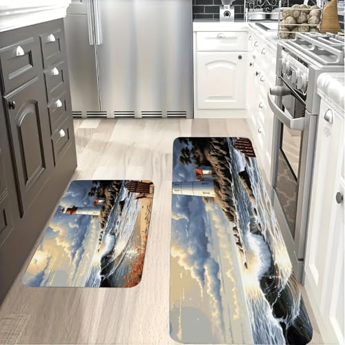 Tapete de cocina transpirable y absorbente para suelo de lavandería 6