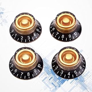 MILISTEN 8 Pièces Guitare Électrique Bouton en Laiton Volume Tonalité Boutons de Commande Bouton de Rotation… - Les Beatles, Paul McCartney, John Lennon, RIngo Starr, George Harrison MILISTEN 8 Pièces Guitare Électrique Bouton en Laiton Volume Tonalité Boutons de Commande Bouton de Rotation… – Image 5