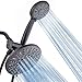 AquaDance 7" Premium High Pressure 3-Way Rainfall Combo for The Best of Both Worlds - Enjoy Luxurious Rain Showerhead and 6-Setting Hand Held Shower Separately or Together - Oil Rubbed Bronze Finish