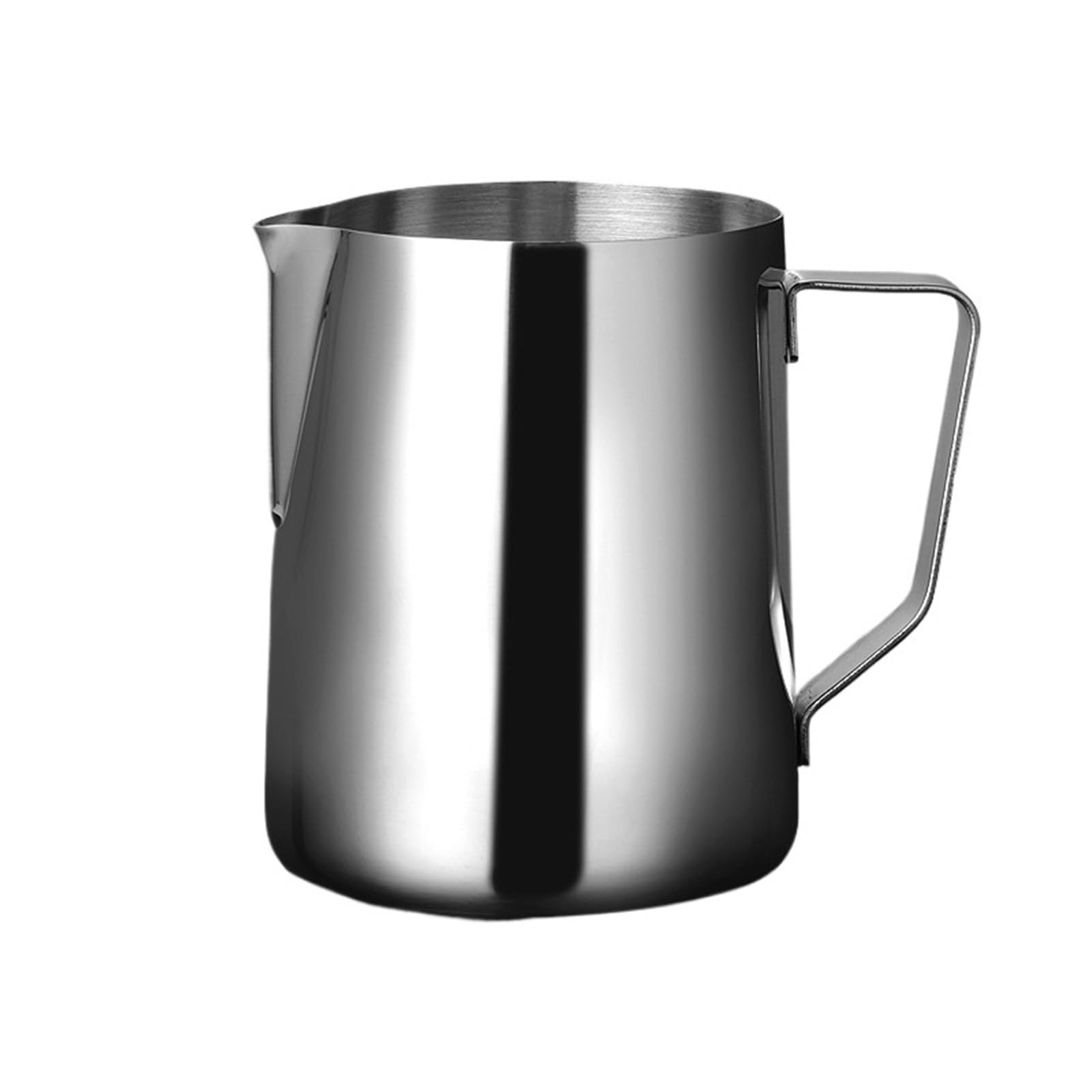 LINYpA66 Stainless Steel Milk Pitcher 100-2000ml Milk Jugs Stainless Steel Milk Craft Milk Frothing Pitcher Coffee Frothing Art Jug Pitcher Mug Cup(1000ml)