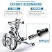 OREDY Pair Rear Left & Right Complete Struts w/ Coil Spring Compatible with 2004-2006 Toyota Camry Solara Lexus ES330 - 172207 172208