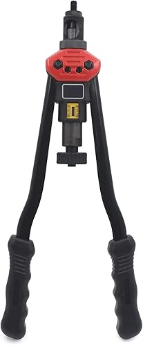 Miniatura 9 de HTTMT - Remachadora de tuerca manual 16.142 in 16" Kit de pistola de remache Herramienta de ajuste de tuerca fijadora NutSert métrica y pistola