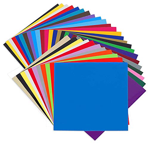 Angel Crafts Adhesive Vinyl Sheets: Permanent Vinyl for Cricut, Silhouette Cameo, Oracal Cutters