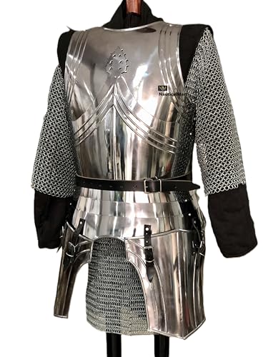 NauticalMart Medieval Knight's Body Armor Fluted Cuirass Body Armour Halloween LARP Costume
