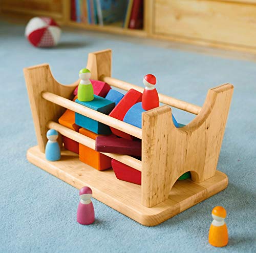 Tritthocker für Kinderzimmer aus Bio-Massivholz – BioKinder Max
