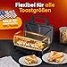 ProfiCook® Sandwichmaker | extra große Sandwichplatten für XXL-Toastscheiben | Antihaftbeschichtung | kein Anbrennen | Toaster Sandwichtoaster | Sandwich Maker | 900W | PC ST 1315