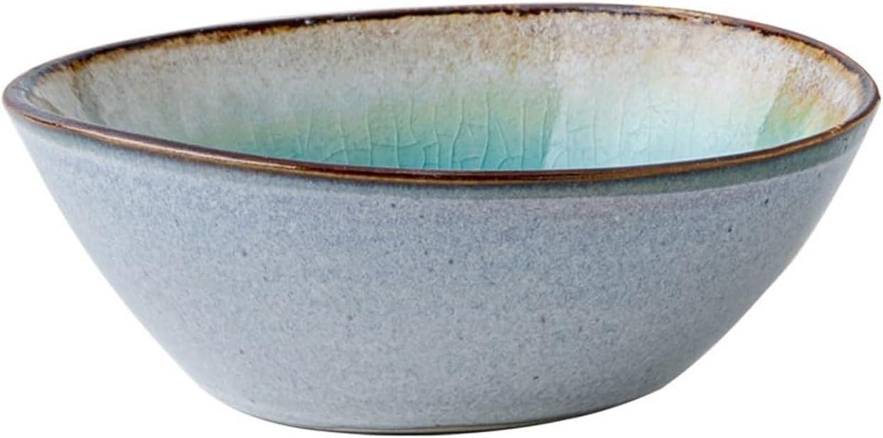 Soßenschale, Saucenteller Vintage Snackteller Salsa Dip Keramik Gewürz personalisierte Crackle-Glasur