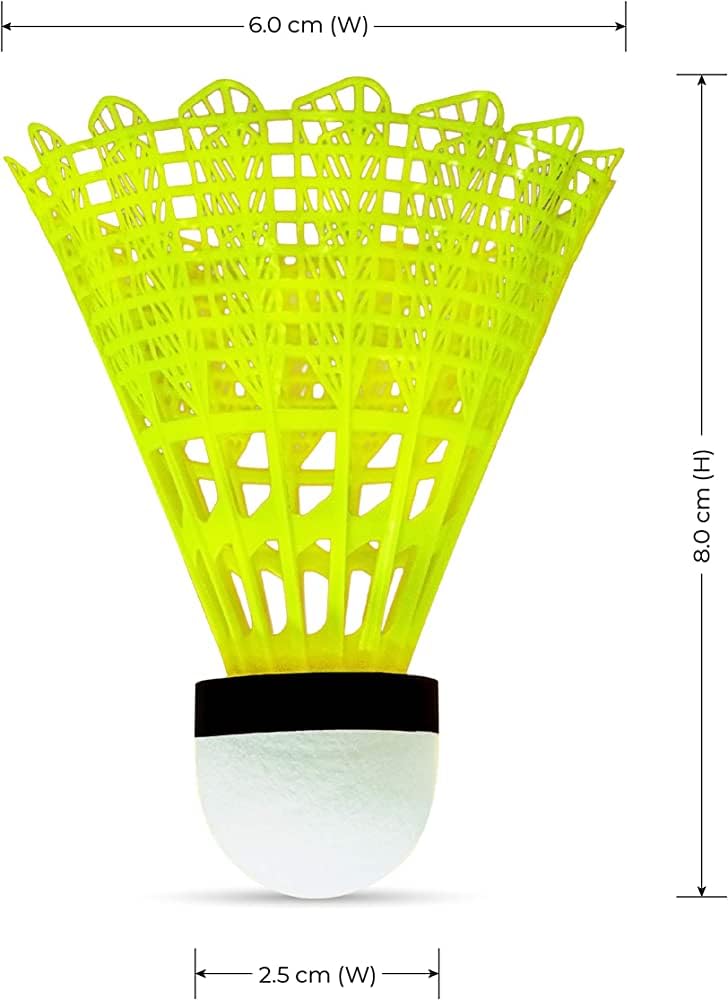Toyshine Multicolor Nylon Stable and Sturdy Badminton Shuttlecocks/Shuttles - Pack of 6 (SSTP) 4